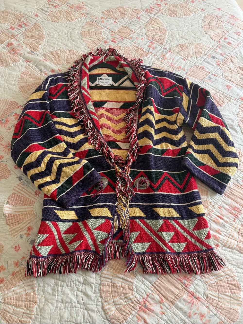 E. Clair Designs 100% Cotton Cardigan